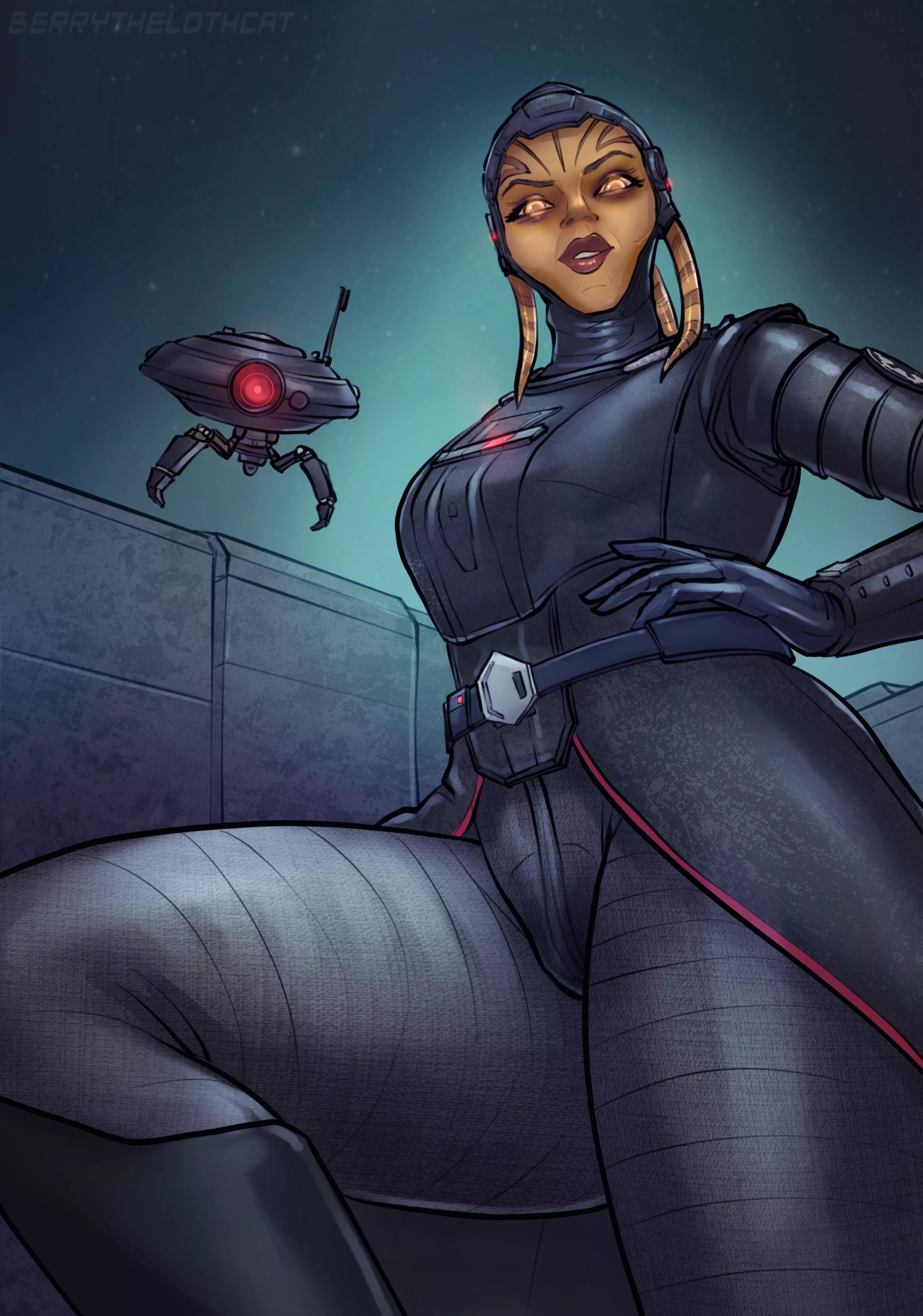 Fourth sister gazing down at you (Berrythelothcat) posted by Berrythelothcat