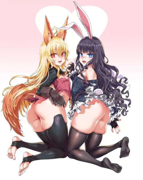 Fox x Bunny by Natsu_1000