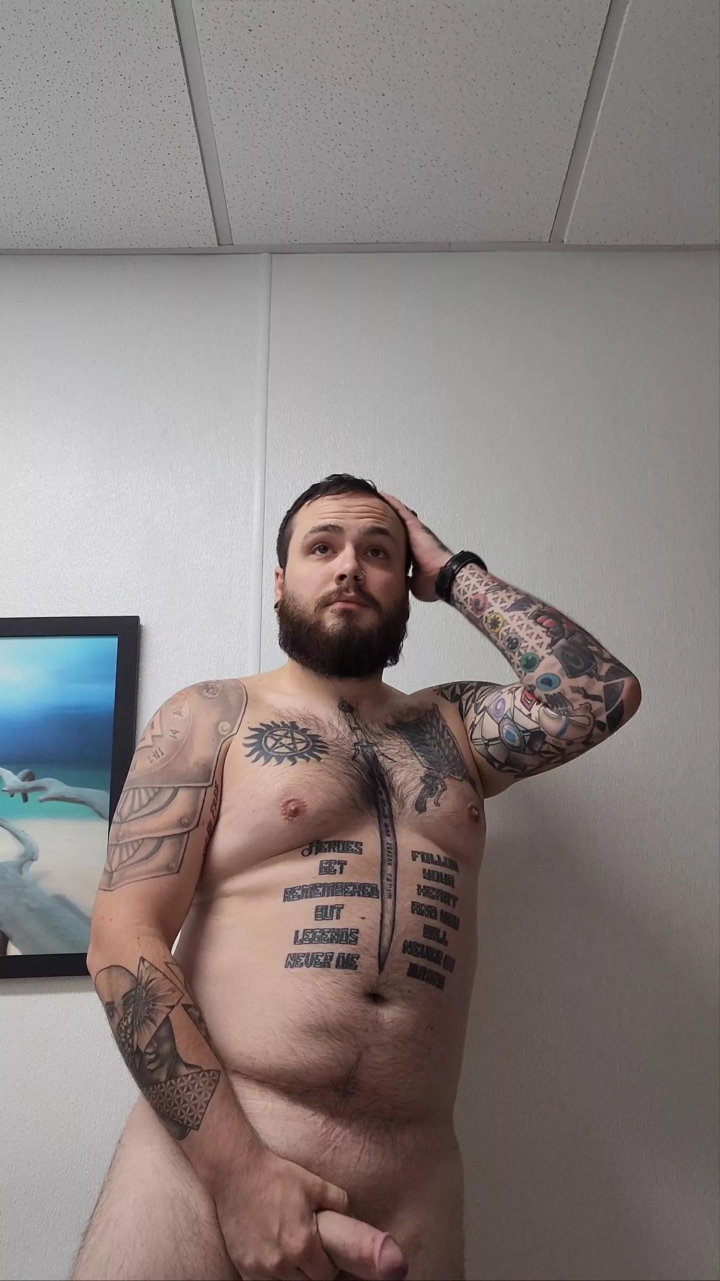 Fresh after a long day at work posted by ChubbyMedic0914