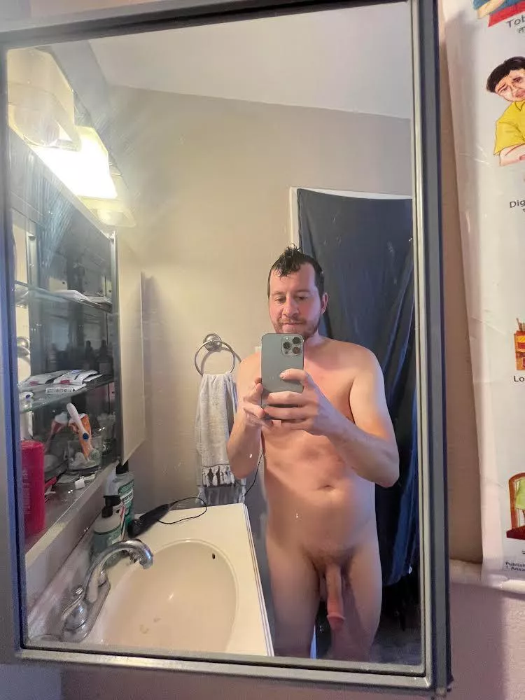 Fresh out of the shower and feeling so clean 🧼 posted by dlew505