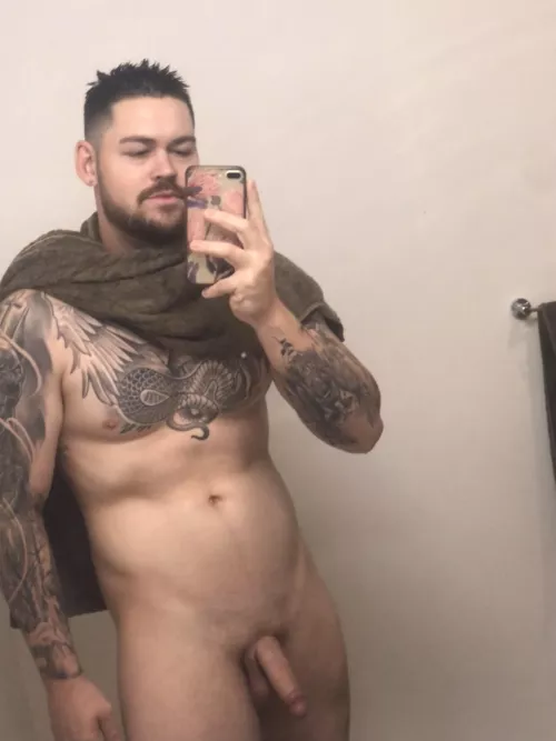 Fresh out the shower but I’m still feeling “ Dirty “ 😈 by Senior_Laugh_0