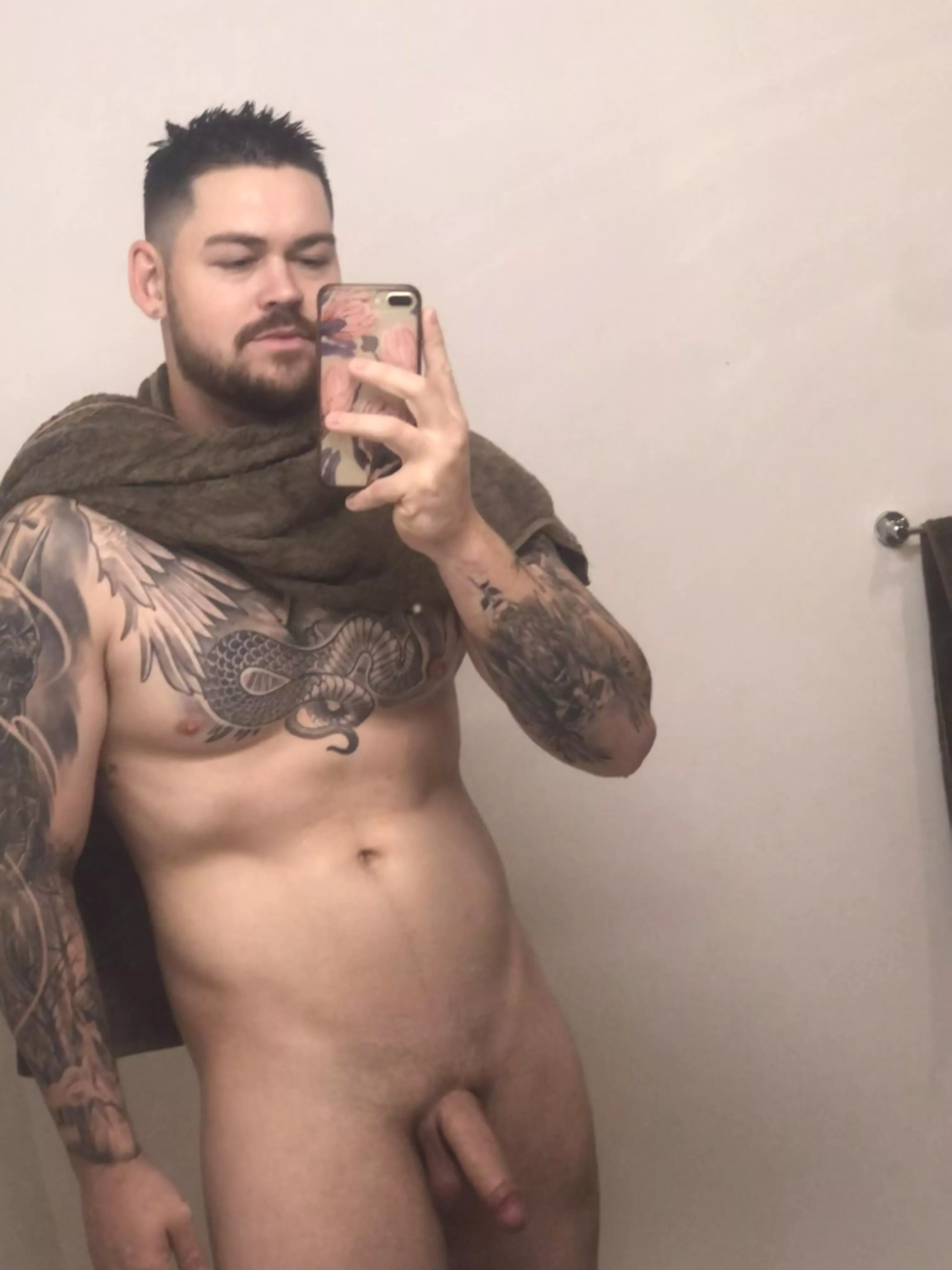 Fresh out the shower but I’m still feeling “ Dirty “ 😈 posted by Senior_Laugh_0