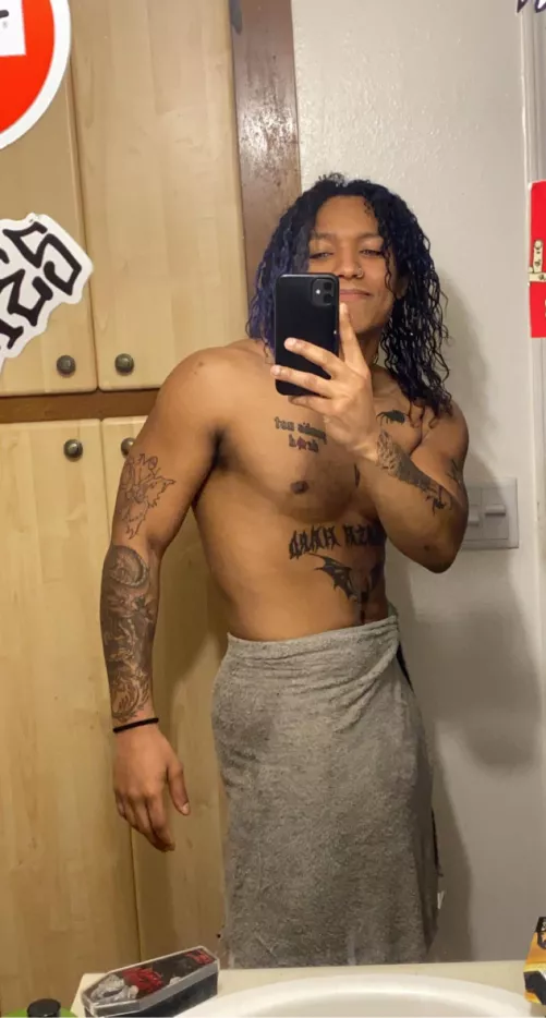 fresh out the shower by Dependent_Spread580