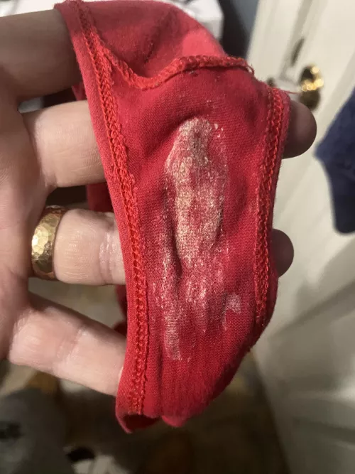 Fresh! Taken off 5 minutes after rubbing against her pussy all night. by Underthereunderwear1