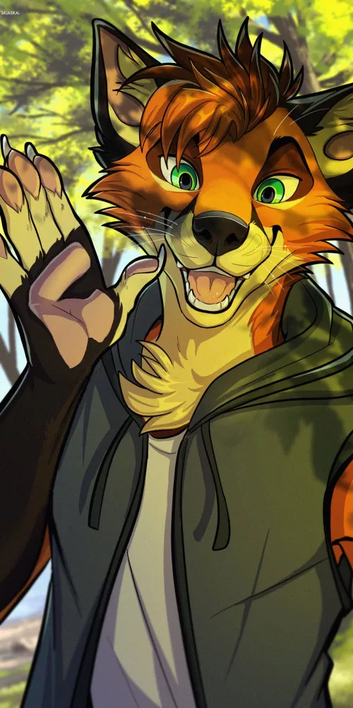 Friendly Fox [SkiaSkai] by DL2828