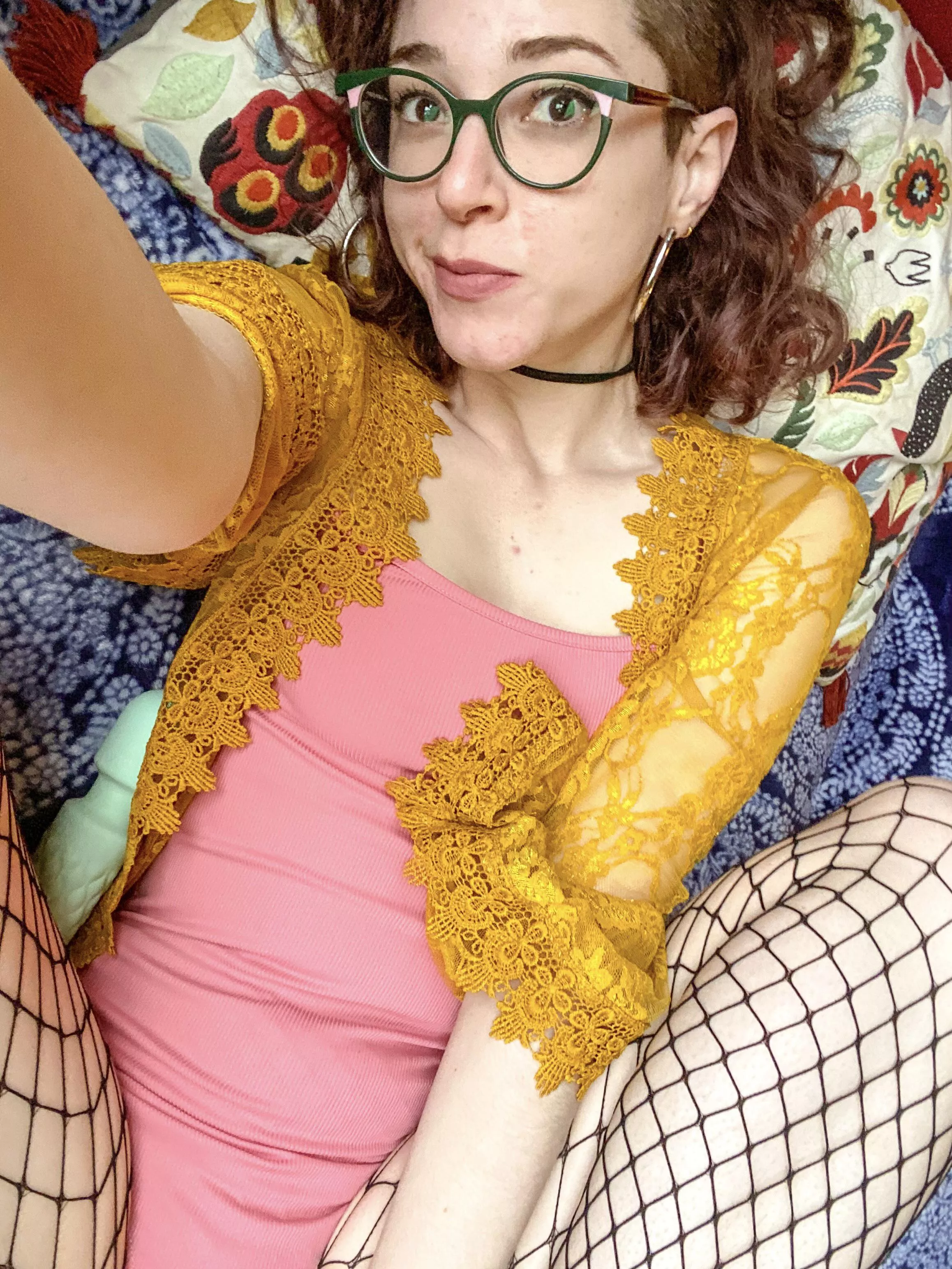 Frills and fishnets posted by Geminiofmedina