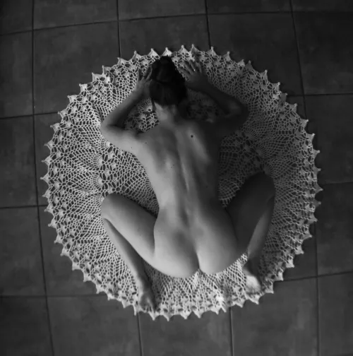 frog on a lily pad (self shot) by _creature_feature