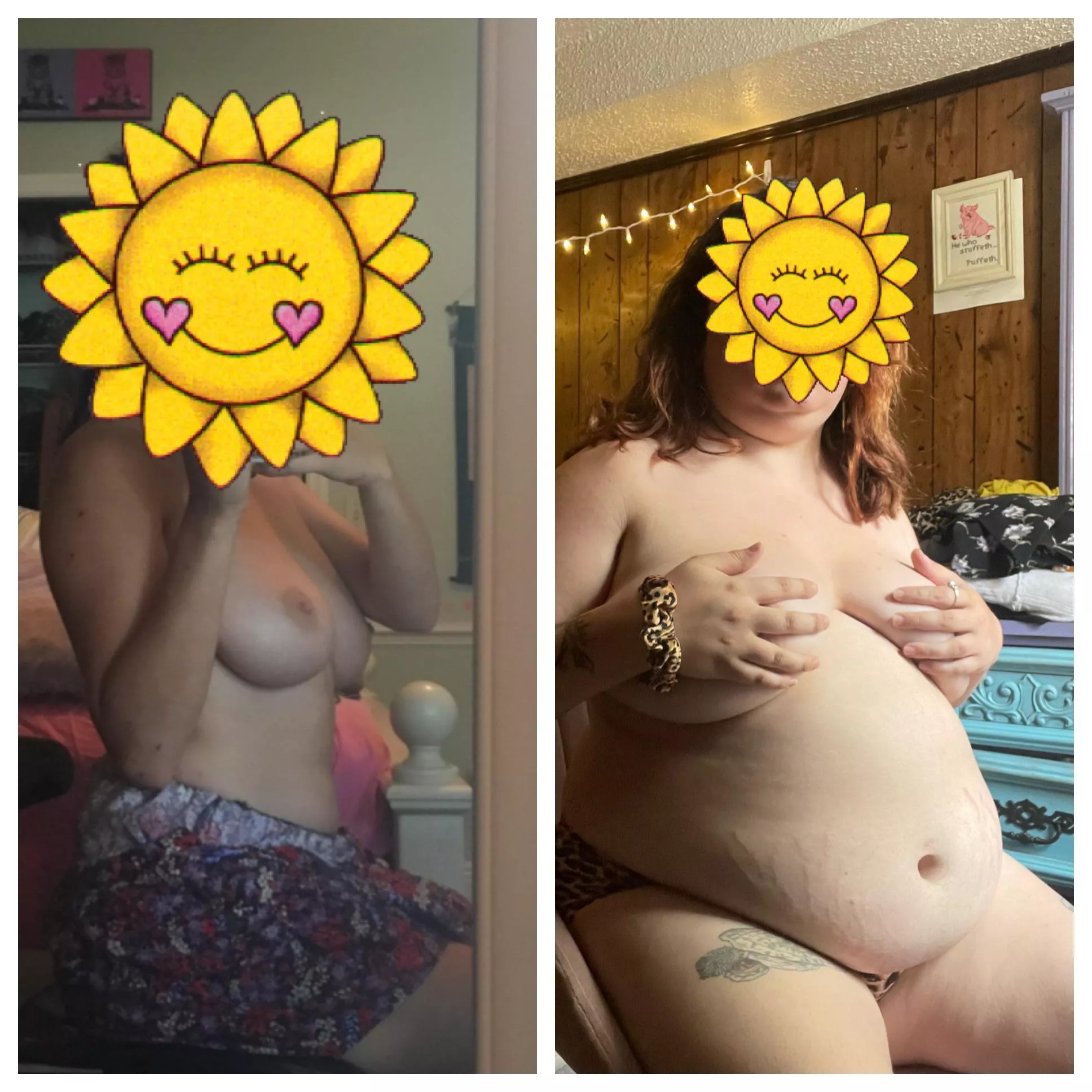 From flat to fat posted by glittergem251