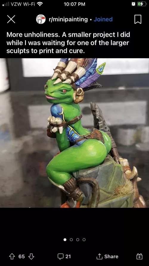 from r/minipainting! nice brush work! by bufonia1