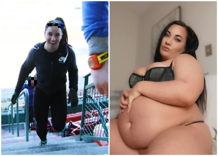 From the tiniest little Spartan athlete running stairs at Fenway Park to an absolutely insatiable pig who can’t stop stuffing herself 🥵 by curvagecaseyBBW