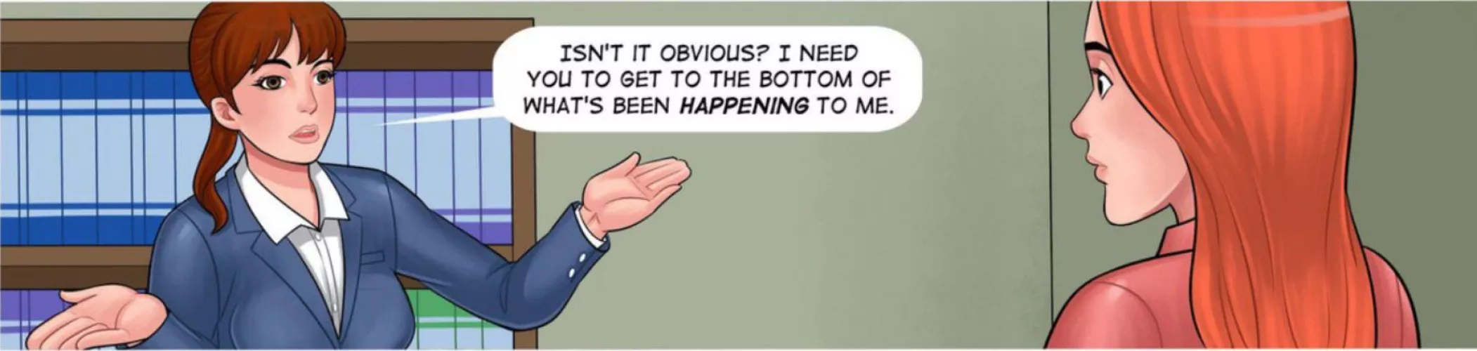 From Tracy Paige Paranormal Investigator by Expansionfan. Pre-Bimboification businesswoman Candace Whitman by TheDinoKid21