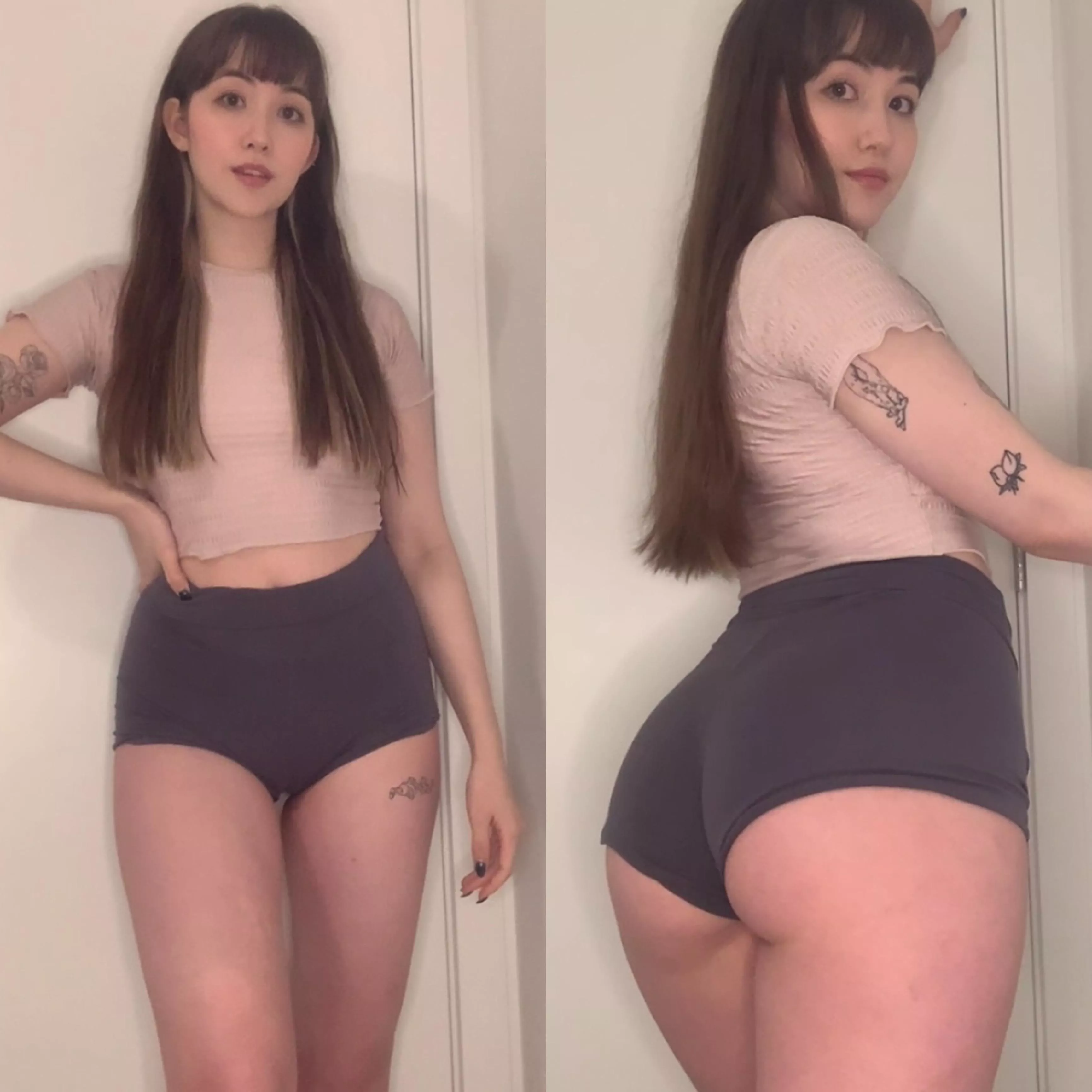 front or back~? 🍯💞 posted by mirables