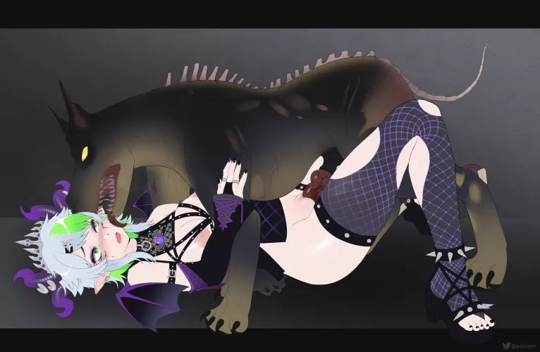 Froot and mutant dog by Owl_memes