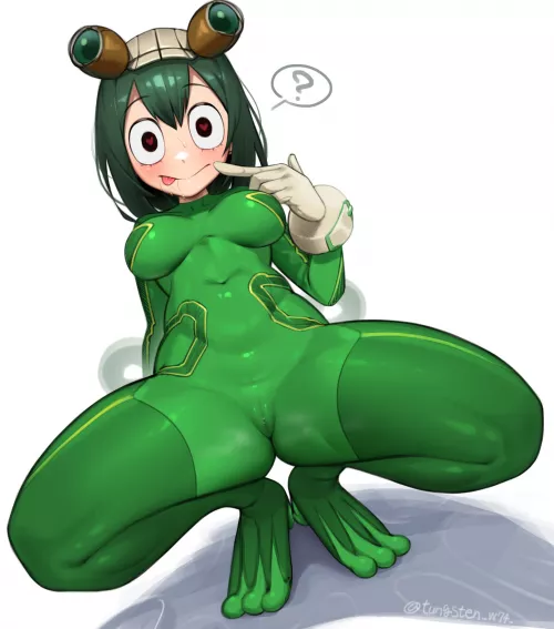Froppy Love Struck Shiny Suit ( Tungsten) [My Hero Academia] by sequence_string