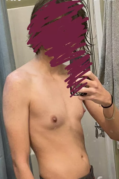 FtM / 19 / 115lbs / 5’6… acceptance of my body pre op is hard but i’m grateful for making strides to feel better by froggymanjenkins