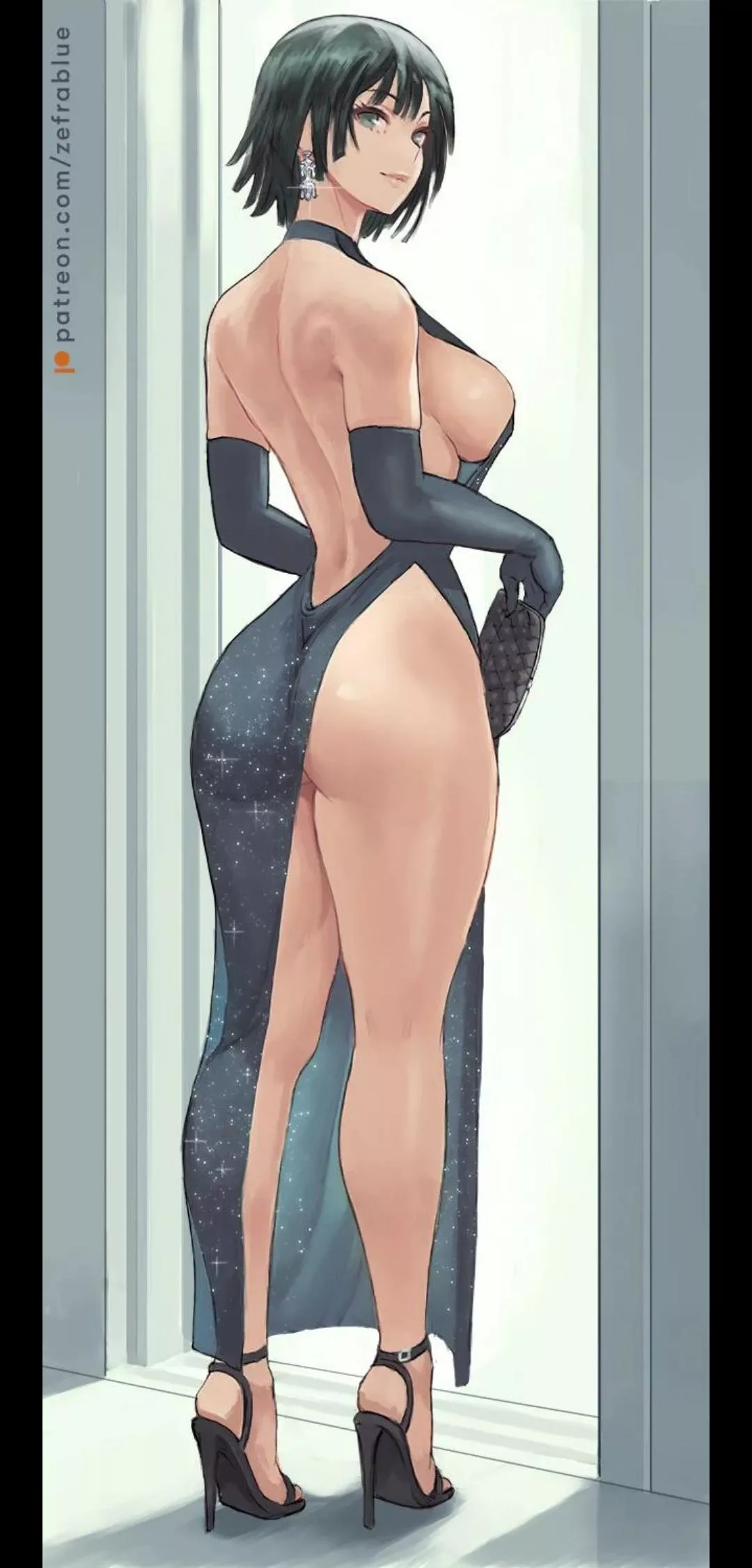 Fubuki in her gorgeous dress posted by YOURS_FALSELY4347