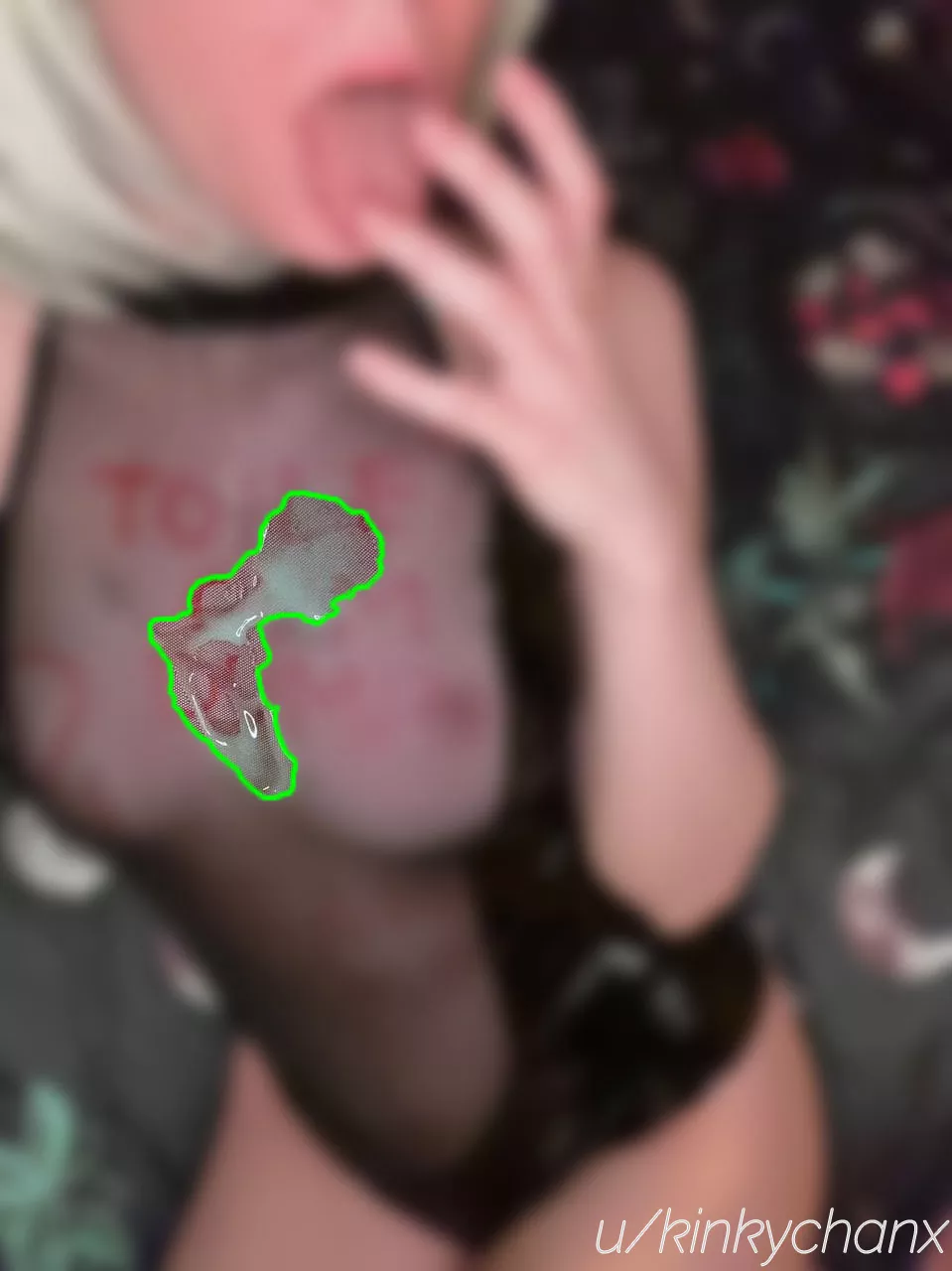 Fucked holes, cum covered breasts, and humiliating writings all over my slutty body. So submissive, but still censored for you, loser [oc] [domme] [censored] posted by kinkychanx