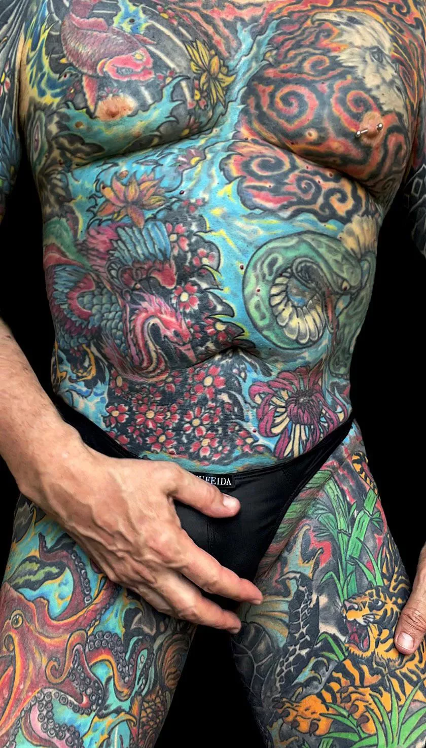 Full body tattoo posted by thinkedjink