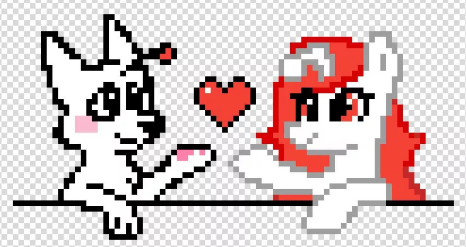 Furry & Pony alliance! Let's create a symbol of peace and friendship :) Let's stick together despite our differences and similarities. (1122,0) by caramel_wolfie