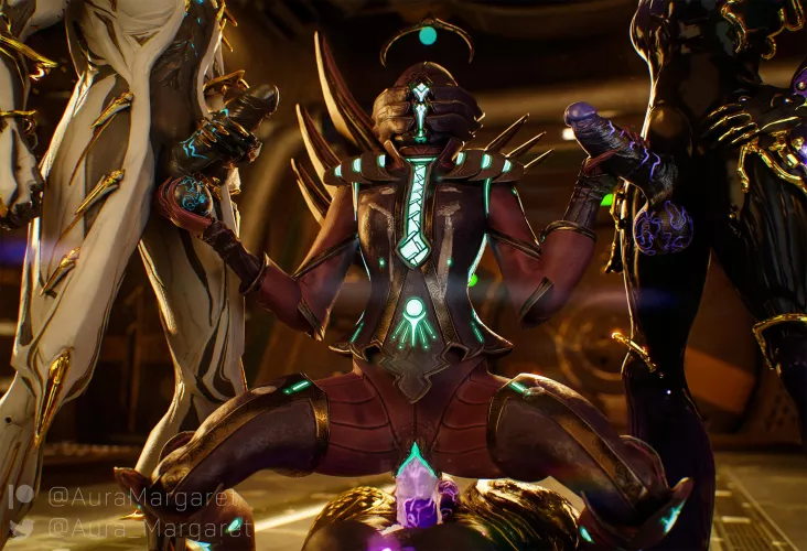 (Futa) A quick break from the mission [Equinox Antonym] [Nova Prime] [Valkyr Prime] [Saryn OC] by AuraMargaret