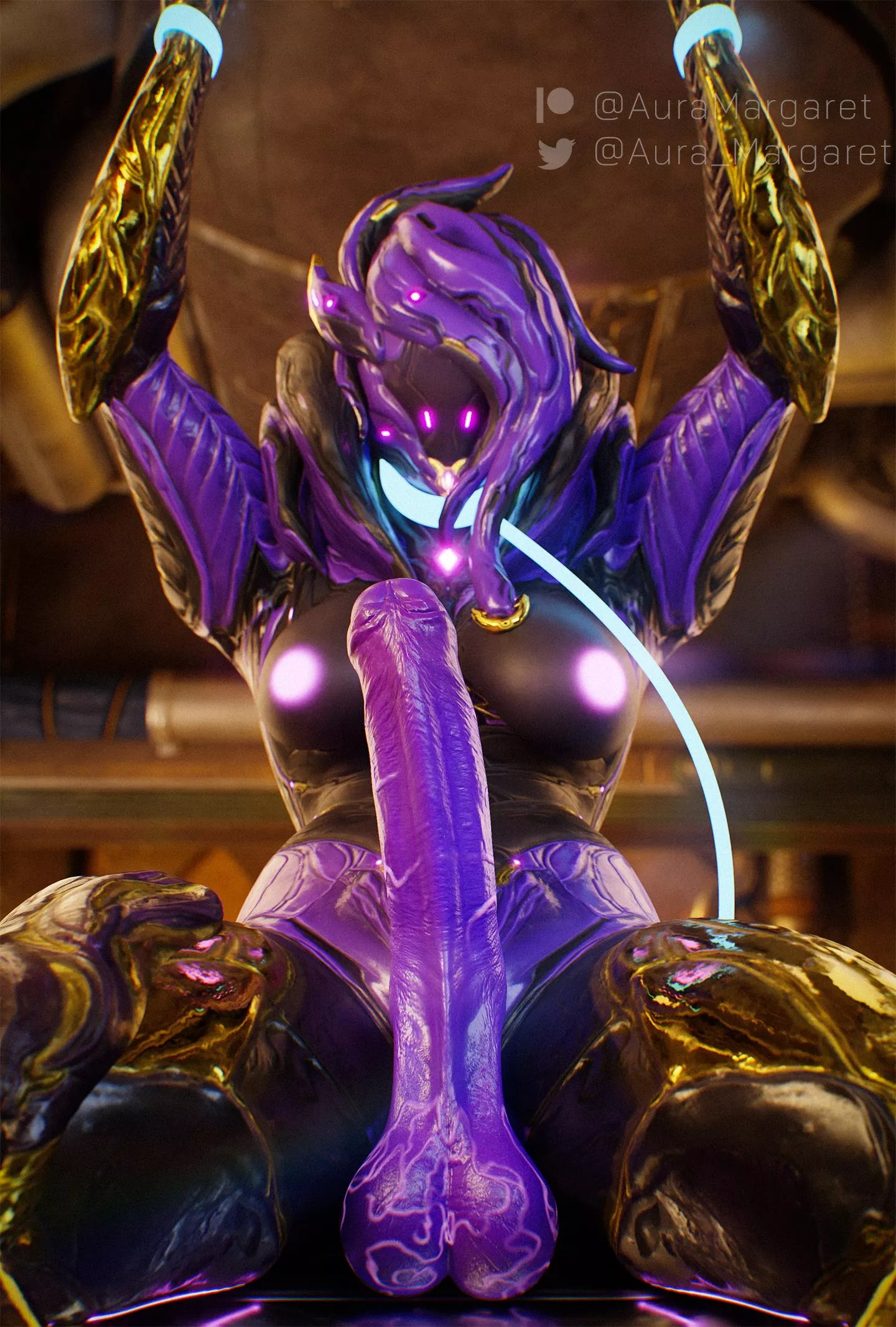 (Futa, bondage) [Saryn OC] - Top topped posted by AuraMargaret