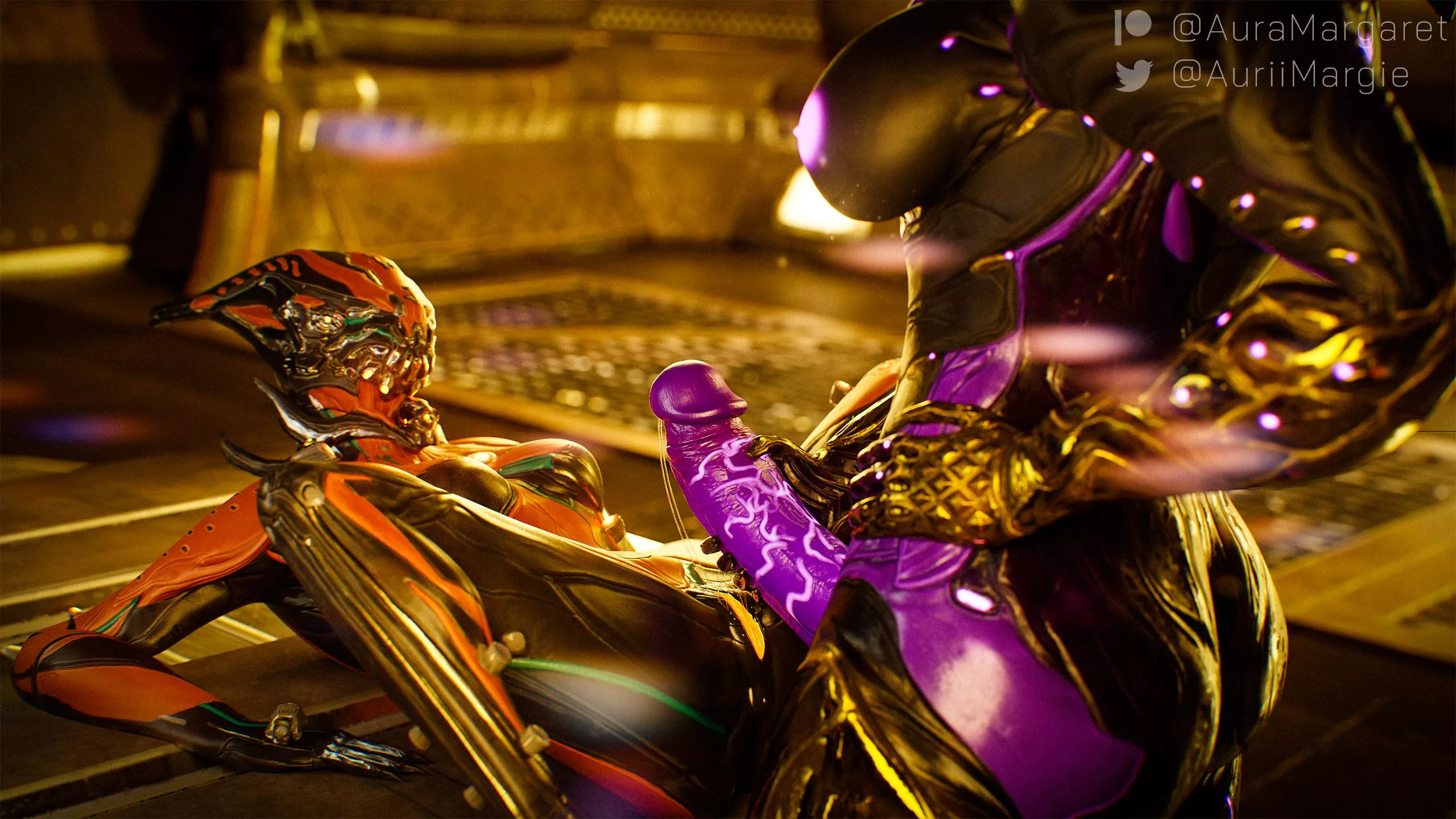 (Futa) Pre-Coitus scene ft. [Valkyr] & [Saryn OC] posted by AuraMargaret