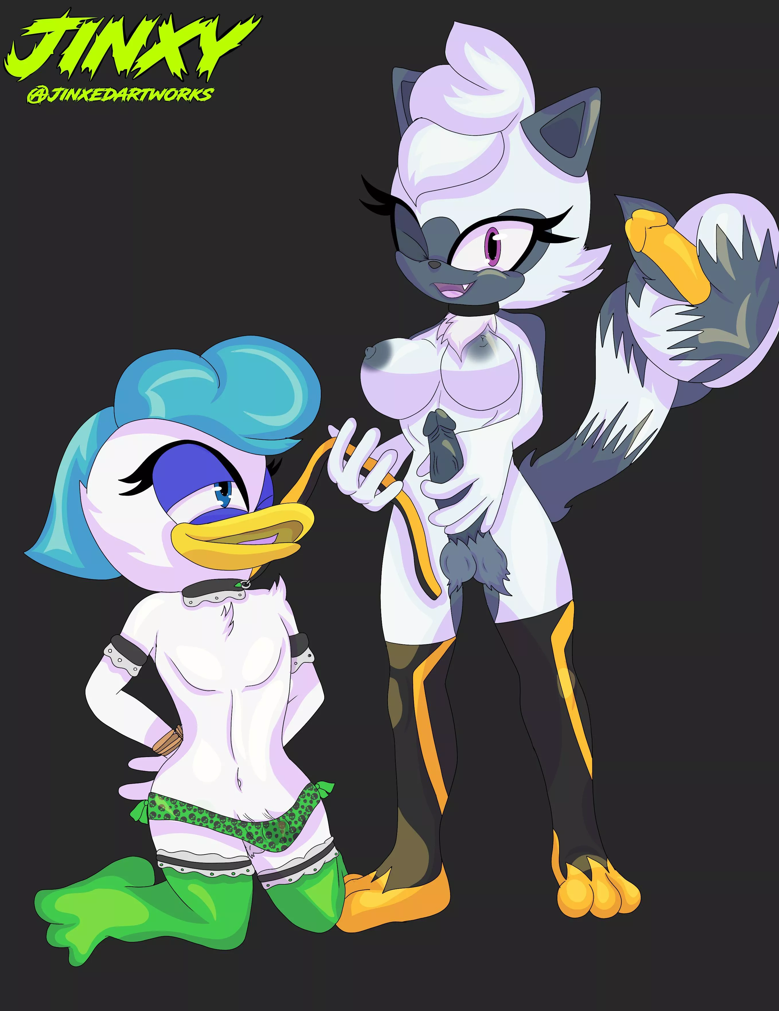 Futa Tangle + OC commission [M/Futa] ( JinxedArtworks ) posted by JinxyTheLynx