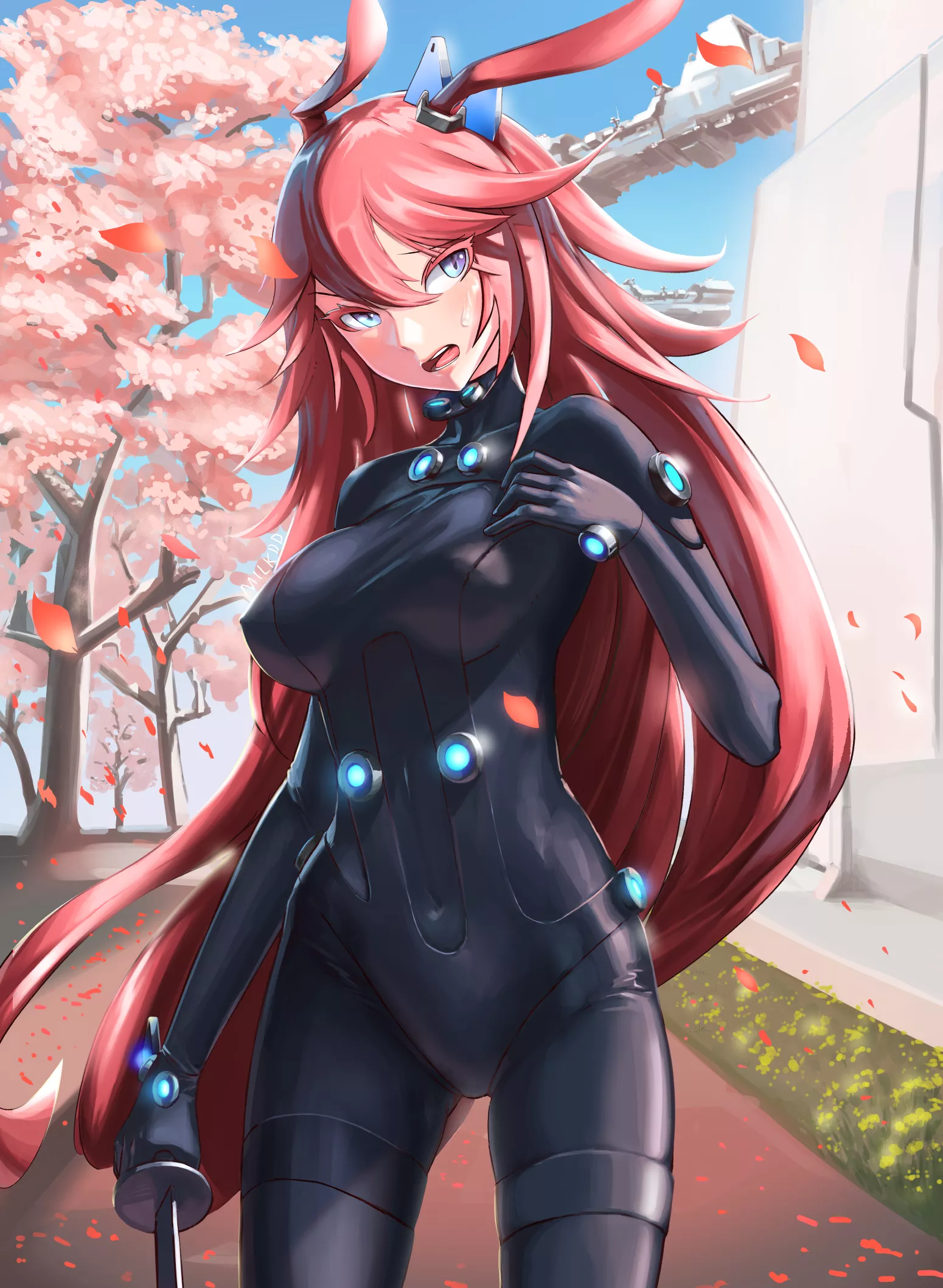 Gantz Suit Sakura (Milkdd ) [Honkai] posted by sequence_string