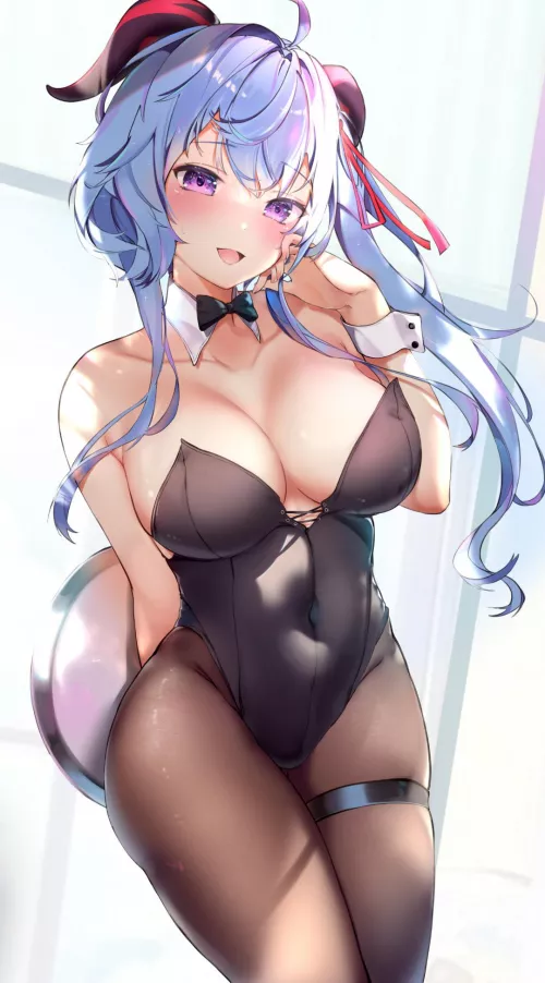 Ganyu in her bunny suit for you~ [Genshin Impact] by HornyHoeOn2nd