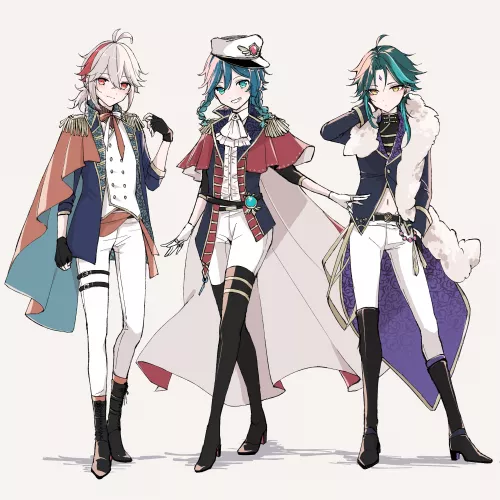 Genshin idols by pedoro_pedoro