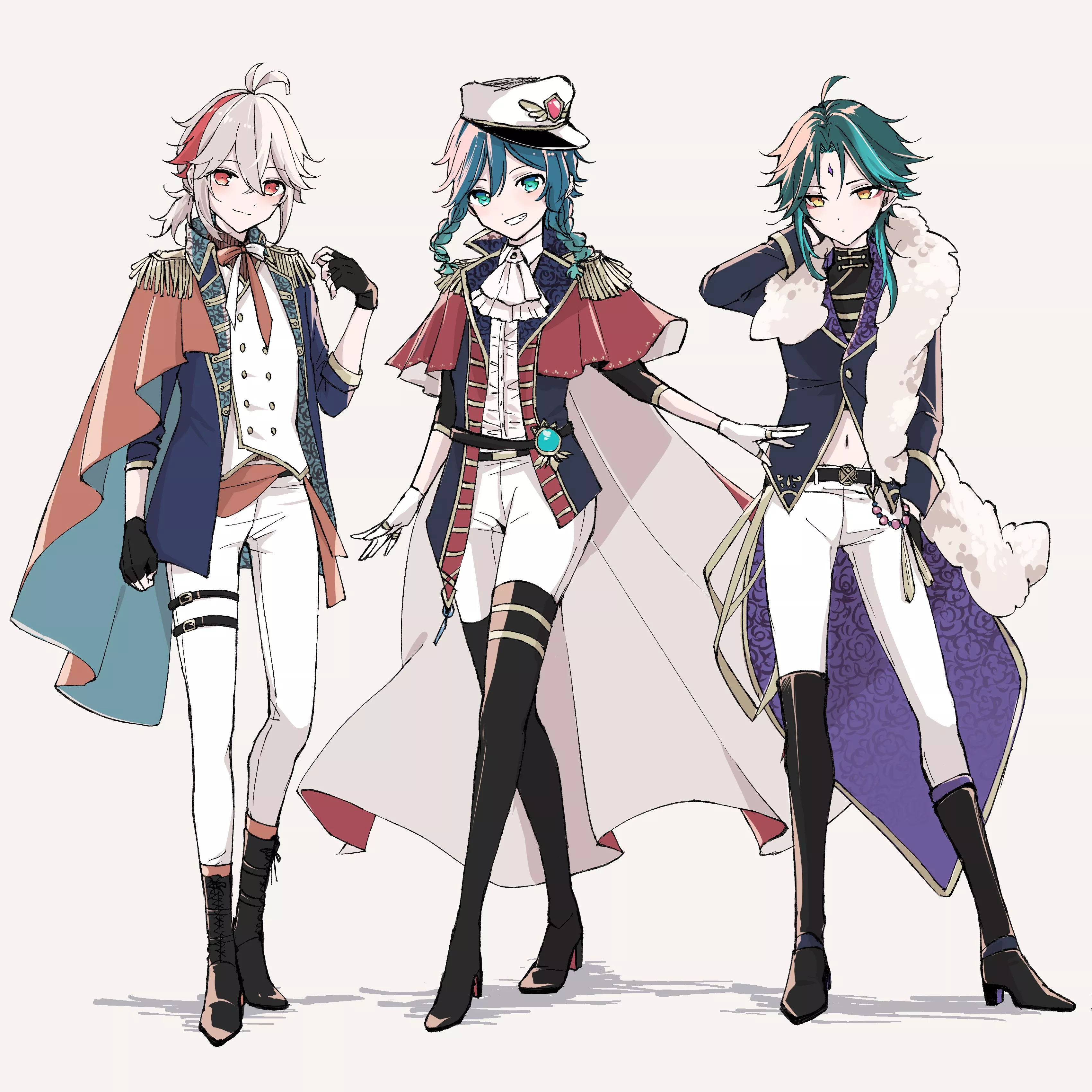 Genshin idols posted by pedoro_pedoro