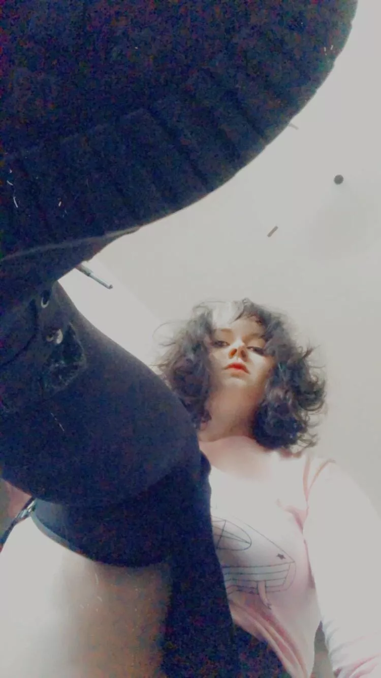 Get on the floor where you belong... I don't have time for you to argue with me today loser [domme] posted by princessasuka13