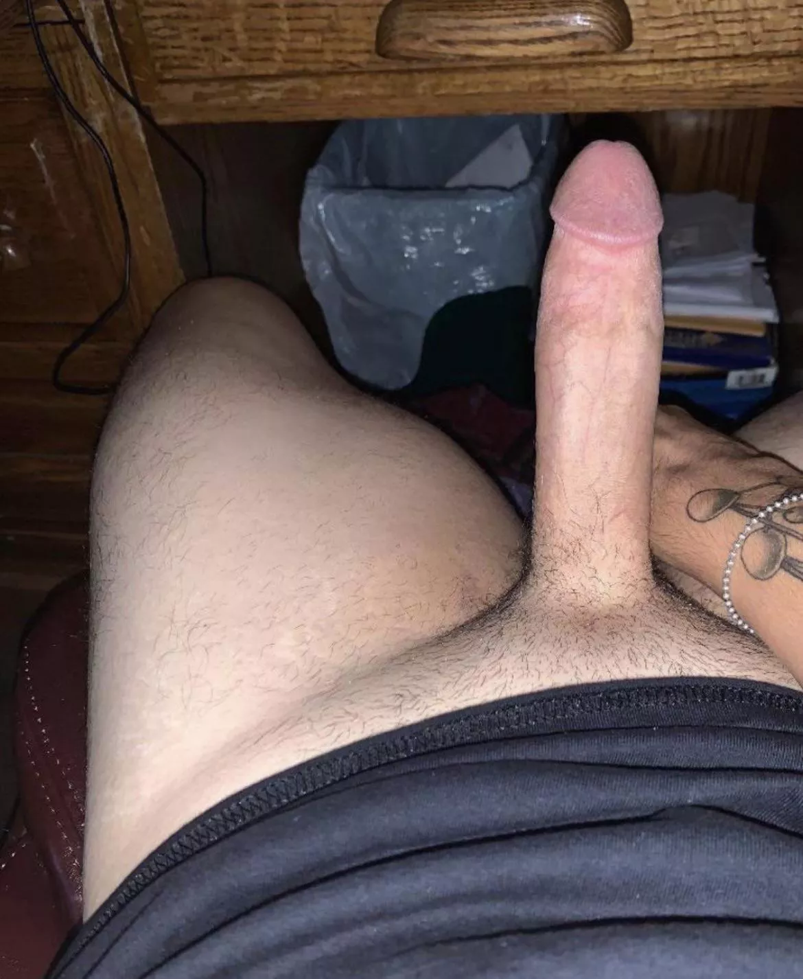 Get under the desk baby posted by theoneandonlyydog