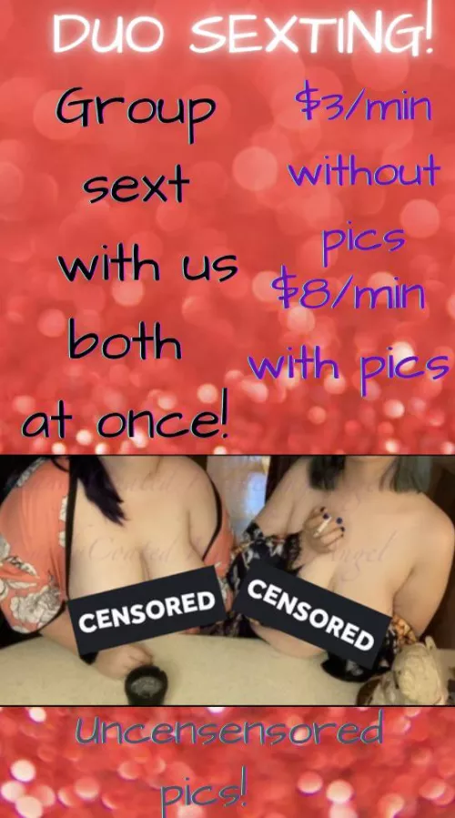 🍭 Get your rocks off with two horny sisters! [Selling] threesome sexing sessions! by CandyCoated20212