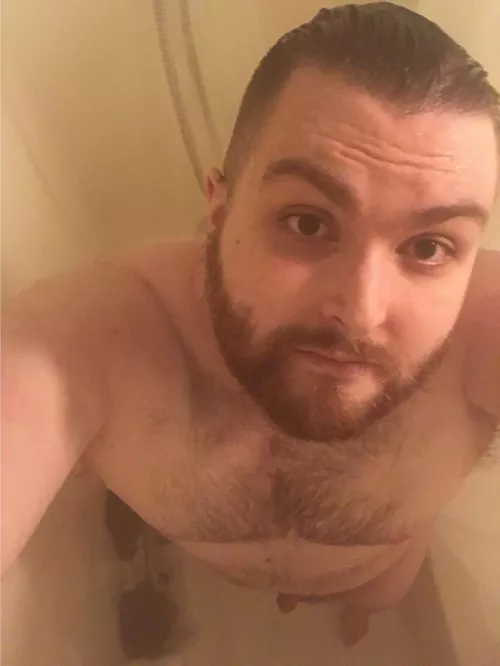 Getting clean after a night of fun 🐻🍆💦🚿🧼 by BearGaymer92