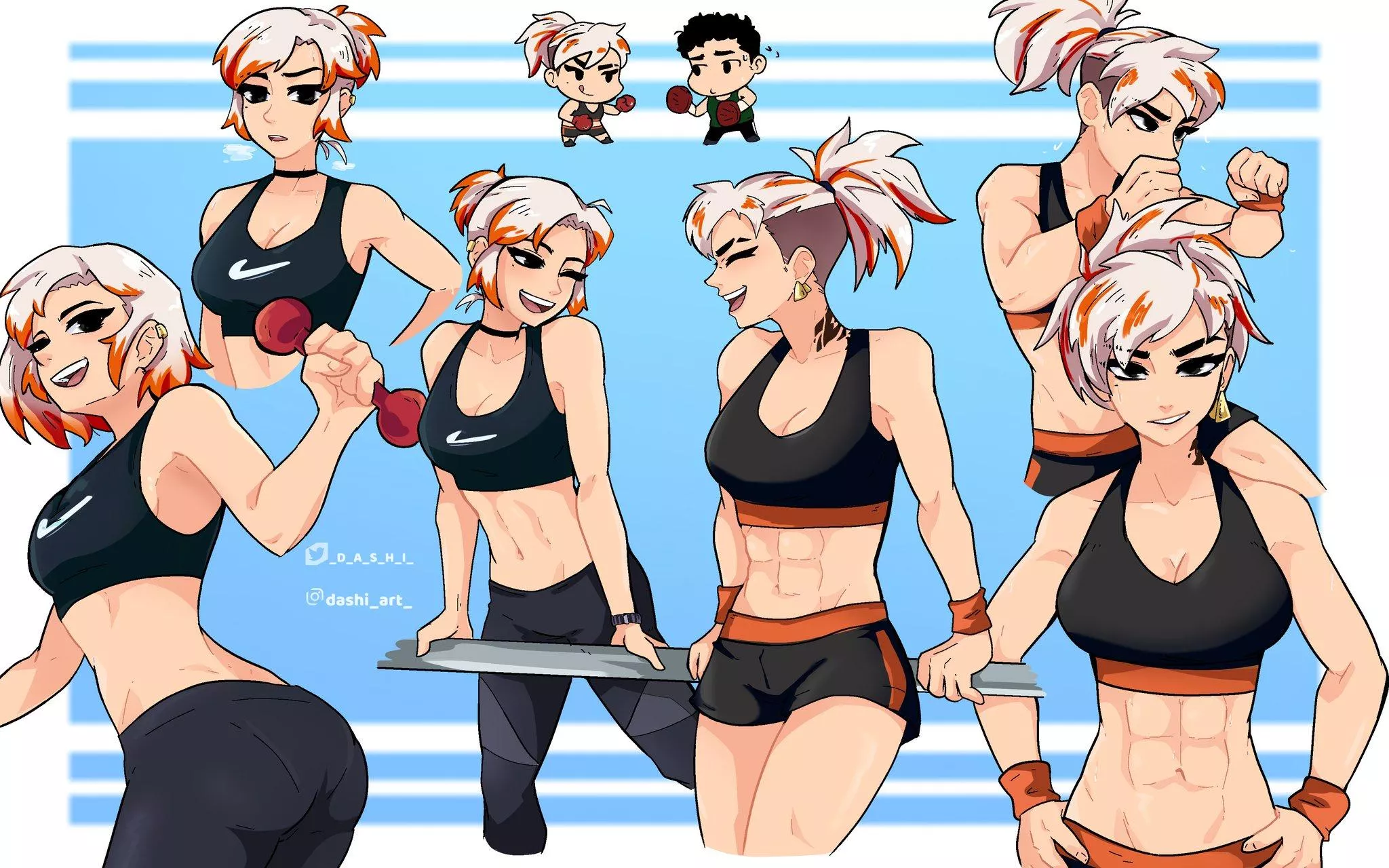 Getting Fit.(@_D_A_S_H_I_) posted by TheTMoneyMan