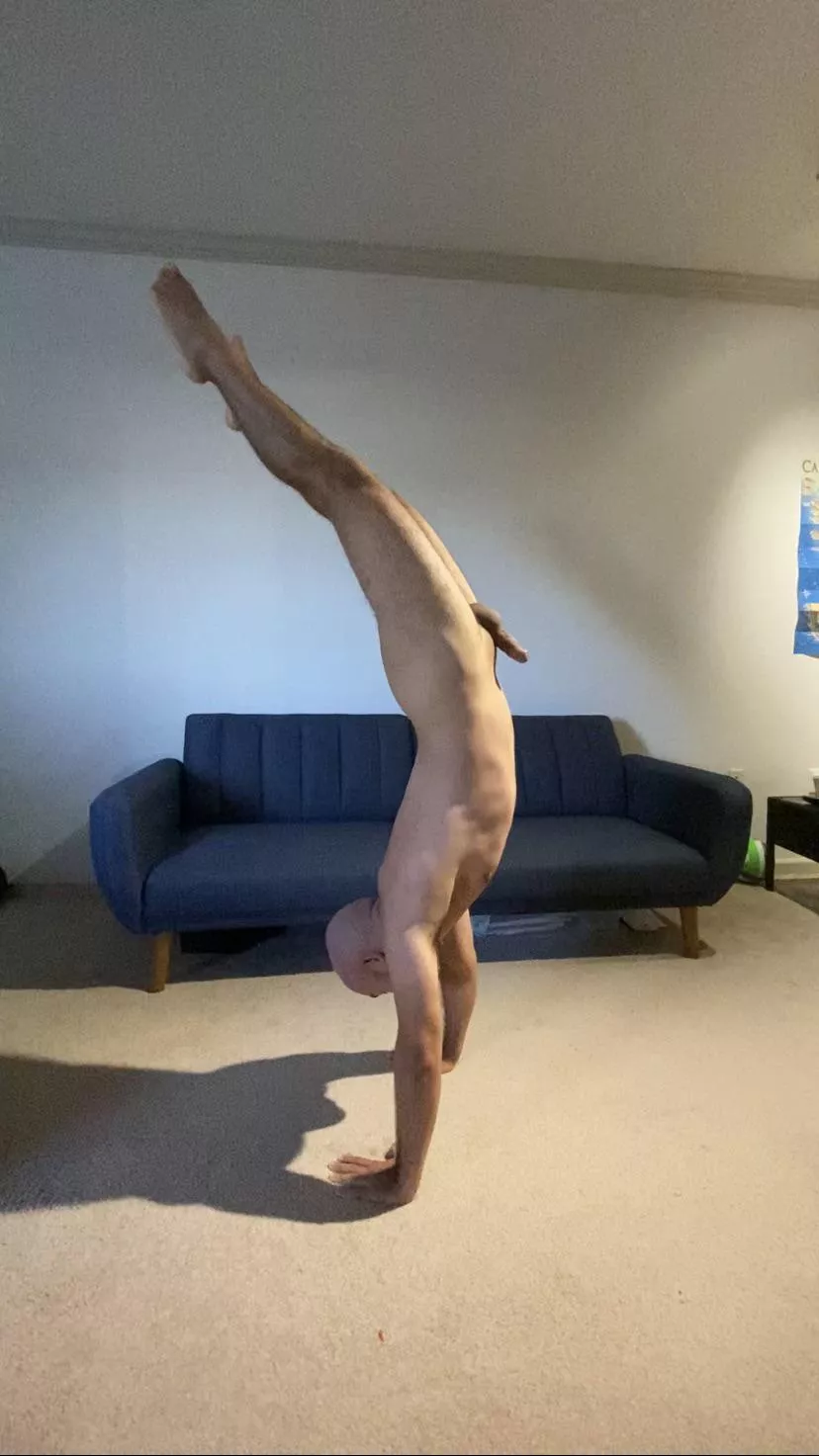 Getting my early stretches done posted by OkPlant1266