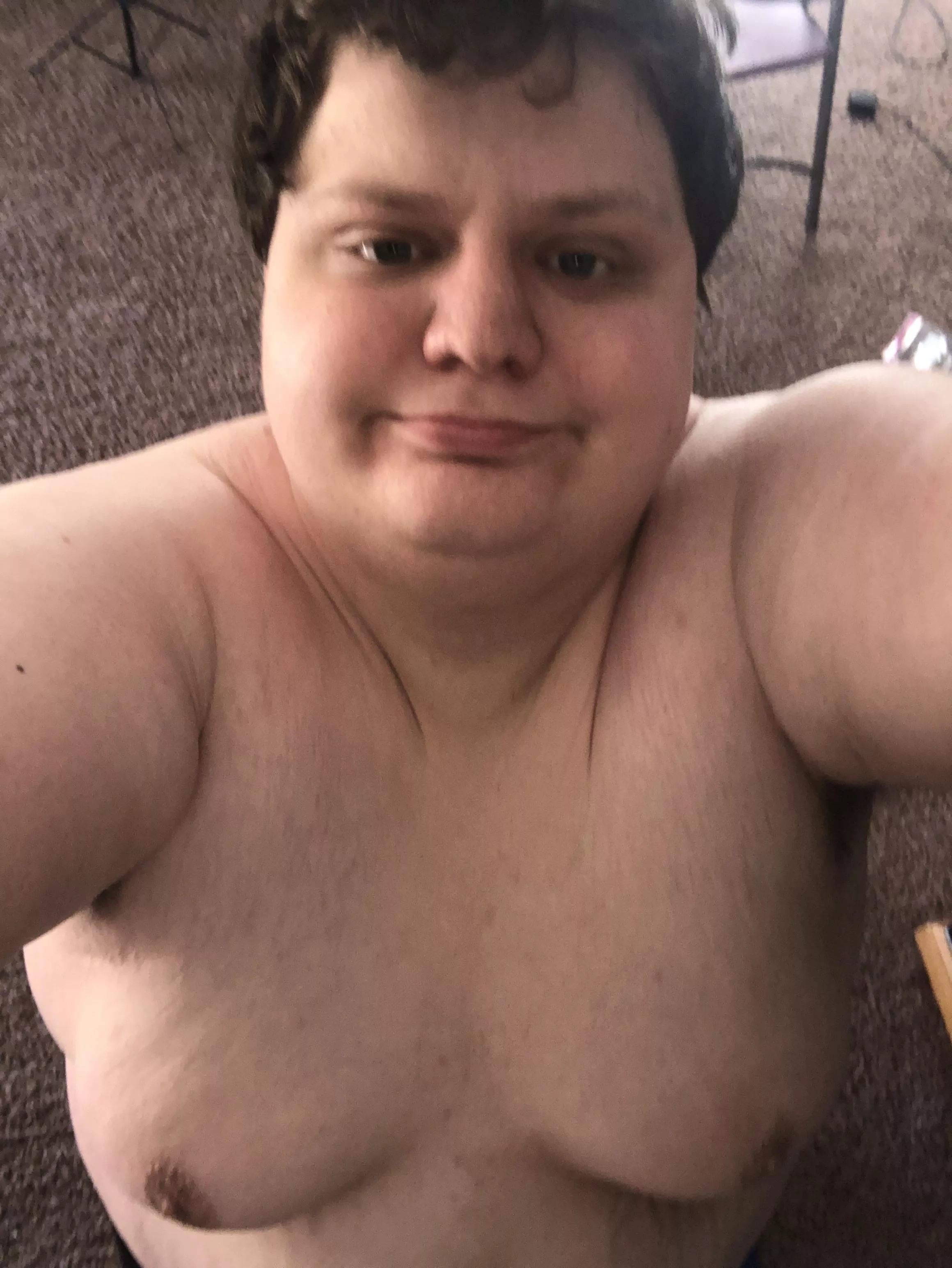 Getting ready for a shower posted by Howsona