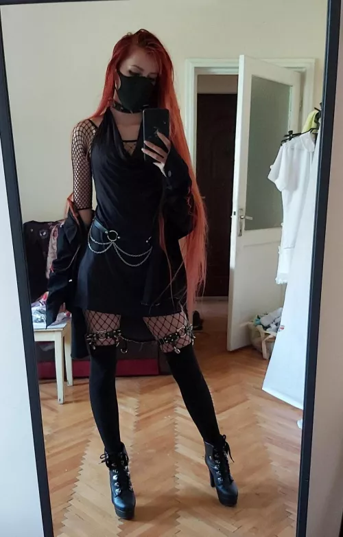 Getting ready for a whole photoset wearing this outfit ♡ by pawsinchaos