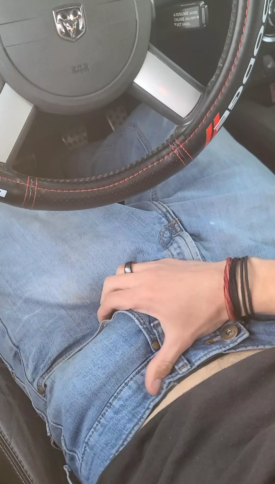 Getting ready to stroke one out in my car posted by DirtyDustXXX