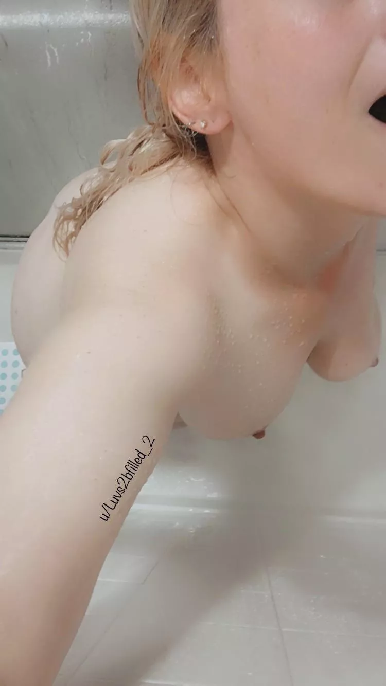 Getting wet😁 Happy Tuesday😘 posted by Luvs2bFilled_2