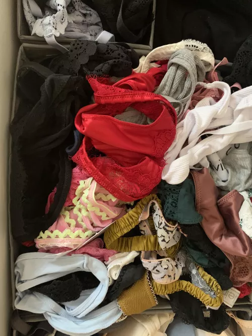 GFs drawer with thongs and g-strings 👸🏼😍 by Specialist-Ad2328