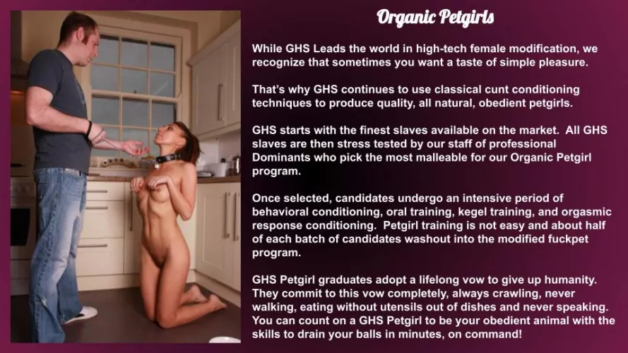 GHS Organic Petgirls. Simple, Natural, Pleasurable by LordOseleon