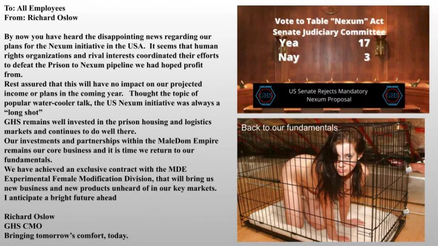 GHS Returns to it's fundamental corporate strategy by LordOseleon