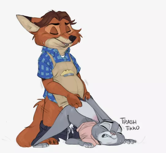 Gideon and Judy make up (TrashTikko) by myfriendscantknow