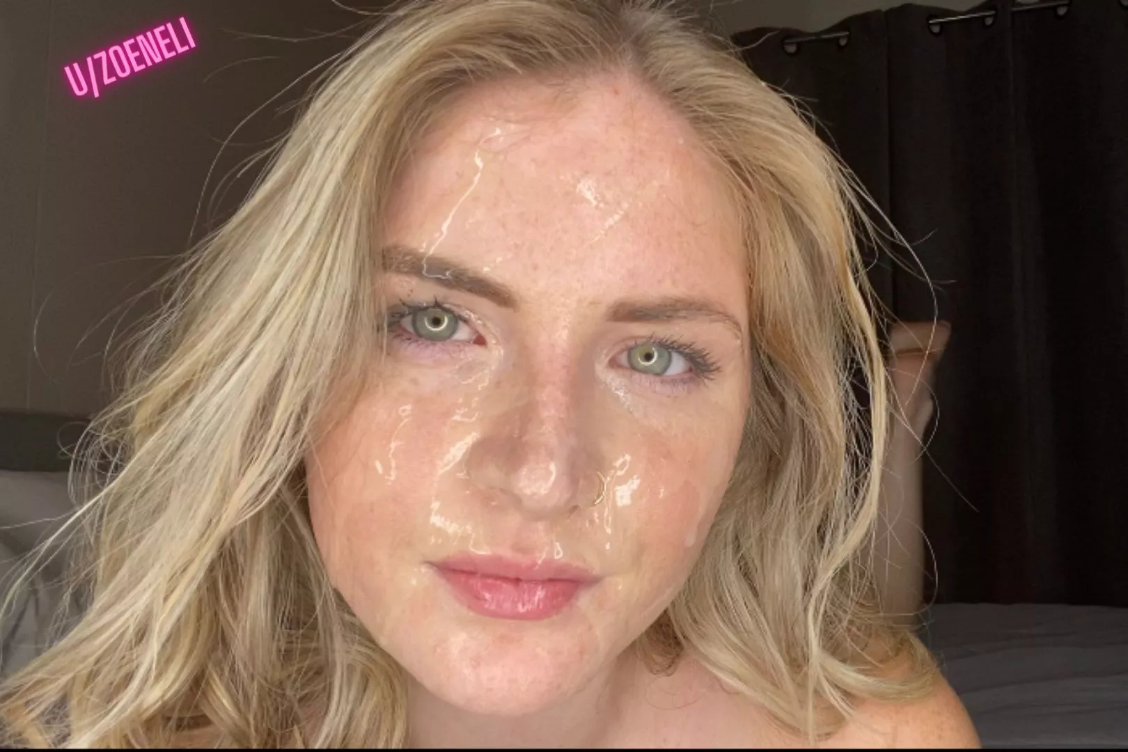 Give me a bigger load next time 🥺 posted by zoeneli