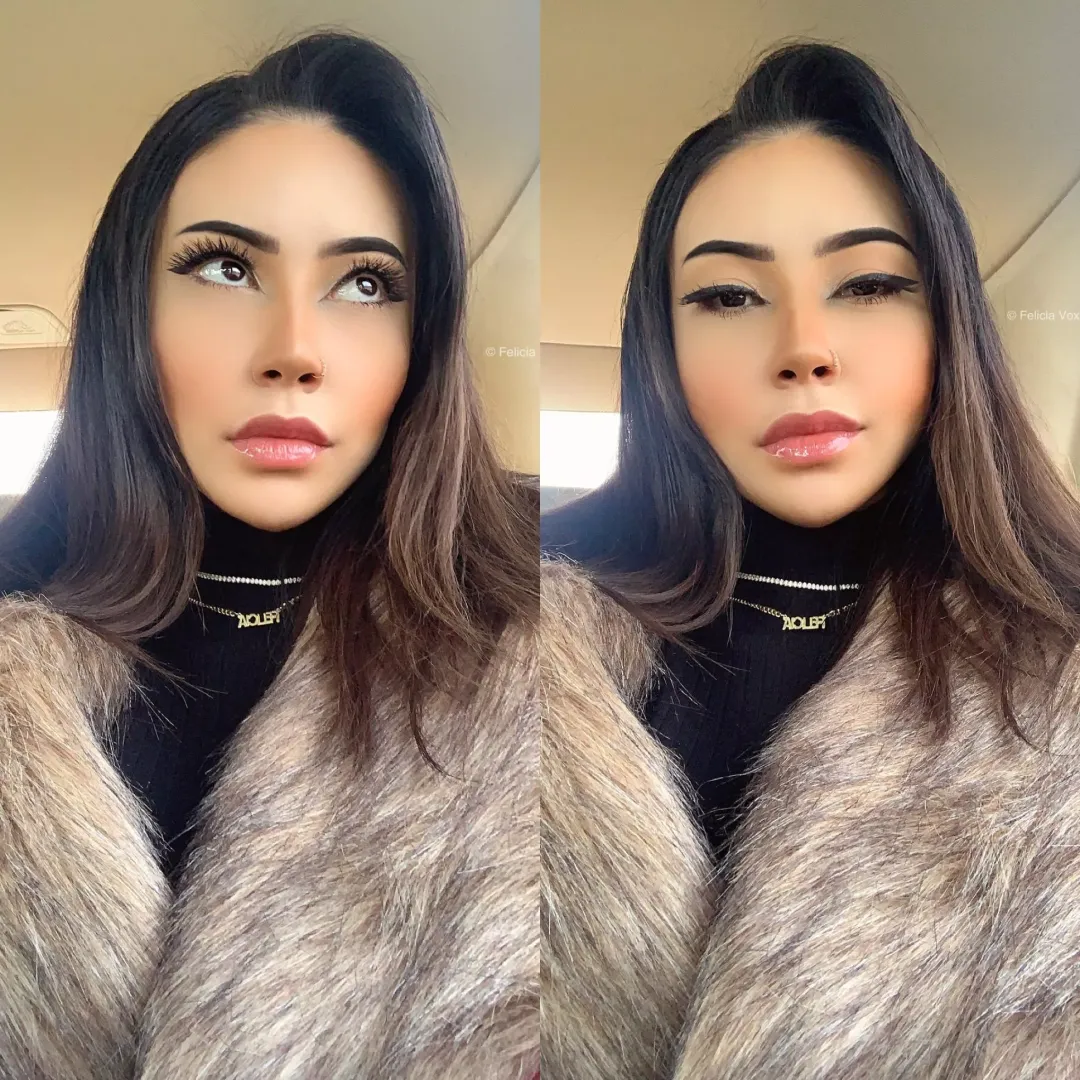 Give me a kiss [self] posted by FeliciaVox