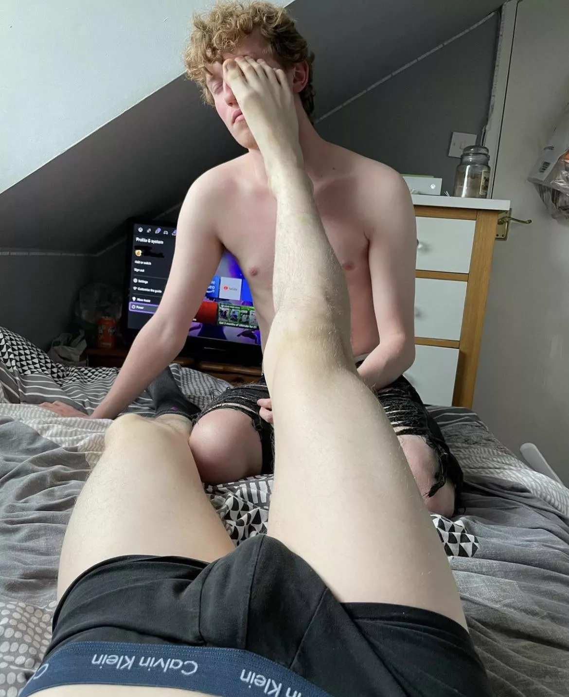 giving him a treat 🥰 posted by ember_tw1nk