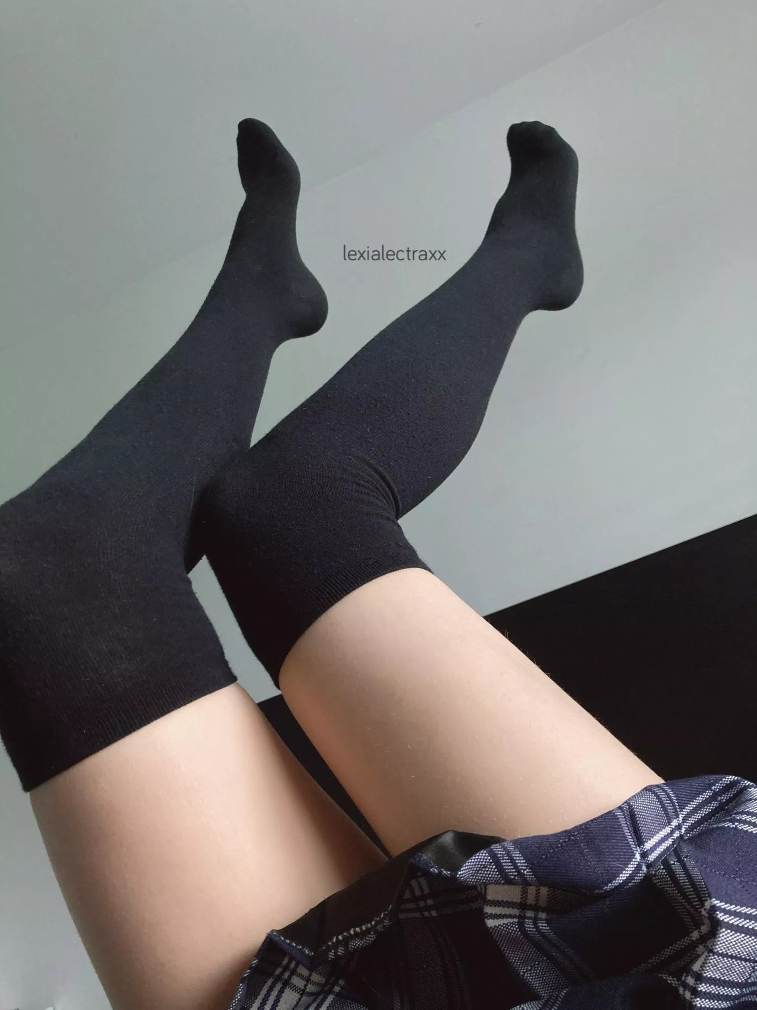 Glad to see there a bunch of people who love thigh highs as much as I do! posted by lexialectraxx