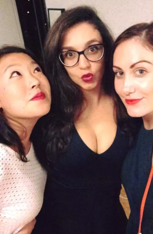 Glasses and Cleavage by Hobo_Weiner